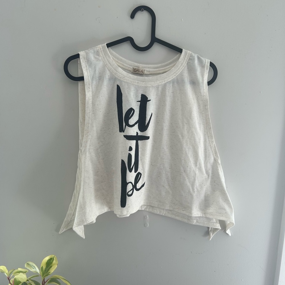 Muscle Tie Up Tank Top - Let It Be- Gaia Buzios Brazil